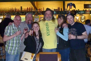 The brewmasters and owers of Peaks Pub in Port Angeles